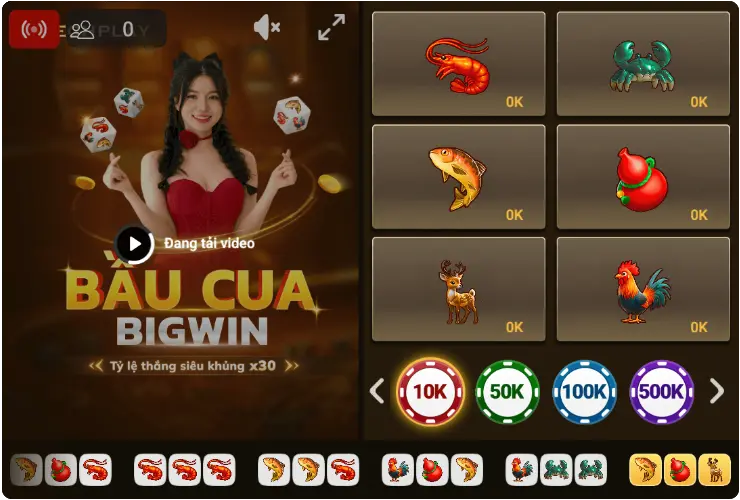 game live bầu cua